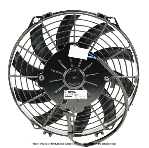 SPAL Axiallüfter 12V 9" Geschwungen Pull (610 CFM)