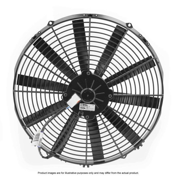 SPAL Axiallüfter 12V 16" Gerade Push (1582 CFM)