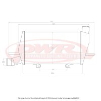 Ladeluftkühler passend für Mitsubishi EVO 10...